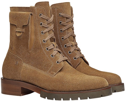 HERMES Suede Lace-Up Ankle Boots 'Brown Fashion' H212940Z-H6D Shop HERMES Suede Lace-Up Ankle Boots 'Brown Fashion' H212940Z-H6D