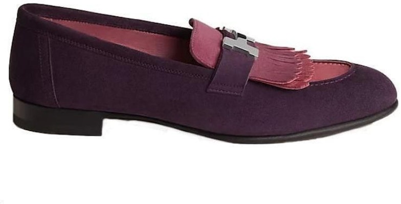 HERMES Sepatu Loafer Suede 'Fashion Ungu' H181071Z-OC Order HERMES Sepatu Loafer Suede 'Fashion Ungu' H181071Z-OC
