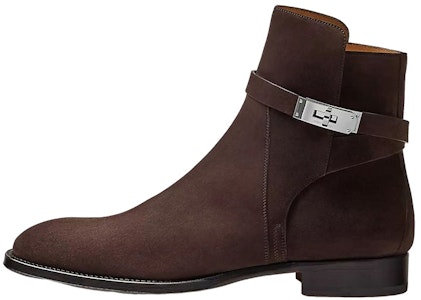 HERMES But Suede Slip-On Buku Lali 'Brown Fashion' H222978Z-HME Buy HERMES But Suede Slip-On Buku Lali 'Brown Fashion' H222978Z-HME