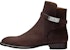 HERMES But Suede Slip-On Buku Lali 'Brown Fashion' H222978Z-HME