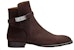 HERMES But Suede Slip-On Buku Lali 'Brown Fashion' H222978Z-HME