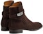 HERMES But Suede Slip-On Buku Lali 'Brown Fashion' H222978Z-HME