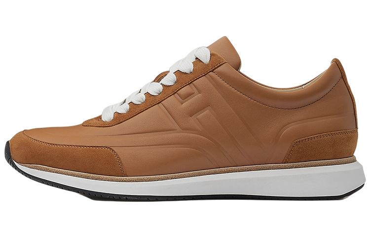 HERMES Suede Sneakers 'Brown' H221901Z-H04