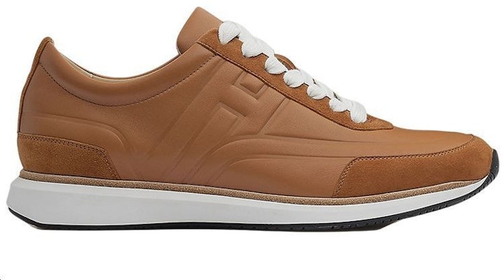 HERMES Suede Sneakers 'Brown' H221901Z-H04 Order HERMES Suede Sneakers 'Brown' H221901Z-H04
