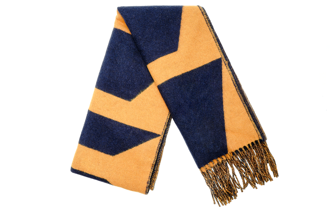 HERMES Tassel Knit Cashmere Scarf Yellow Unisex Couple Edition H259091S-05 圖 2