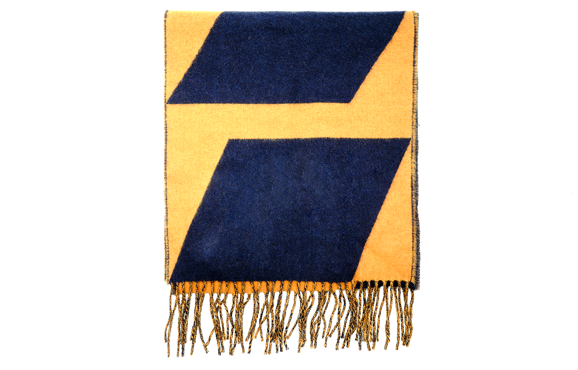 HERMES Tassel Knit Cashmere Scarf Yellow Unisex Couple Edition H259091S-05 圖 4