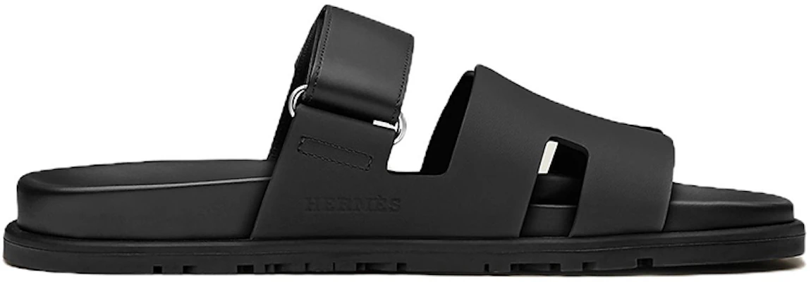 愛馬仕 小牛皮科技涼鞋 黑色 Order 愛馬仕 小牛皮科技涼鞋 黑色