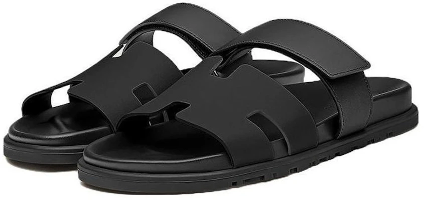 愛馬仕 小牛皮科技涼鞋 黑色 Lookbook 愛馬仕 小牛皮科技涼鞋 黑色