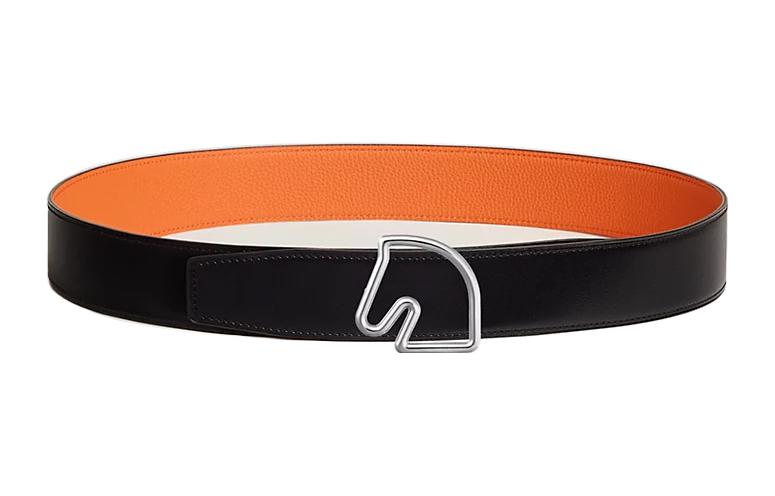 HERMES Tete de Cheval Horse Head Reversible Belt Black 3.8CM H081656CK05-H077971CAAH085 圖 2