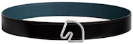 Buy HERMES Tete de Cheval Sabuk Kulit Reversible Hitam/Biru 3.8cm H081656CK05-H077971CAAE085