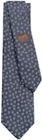 HERMES Tie7 H C'est la Fete Blue Tie H339321T-02 HERMES Tie7 H C'est la Fete Blue Tie H339321T-02