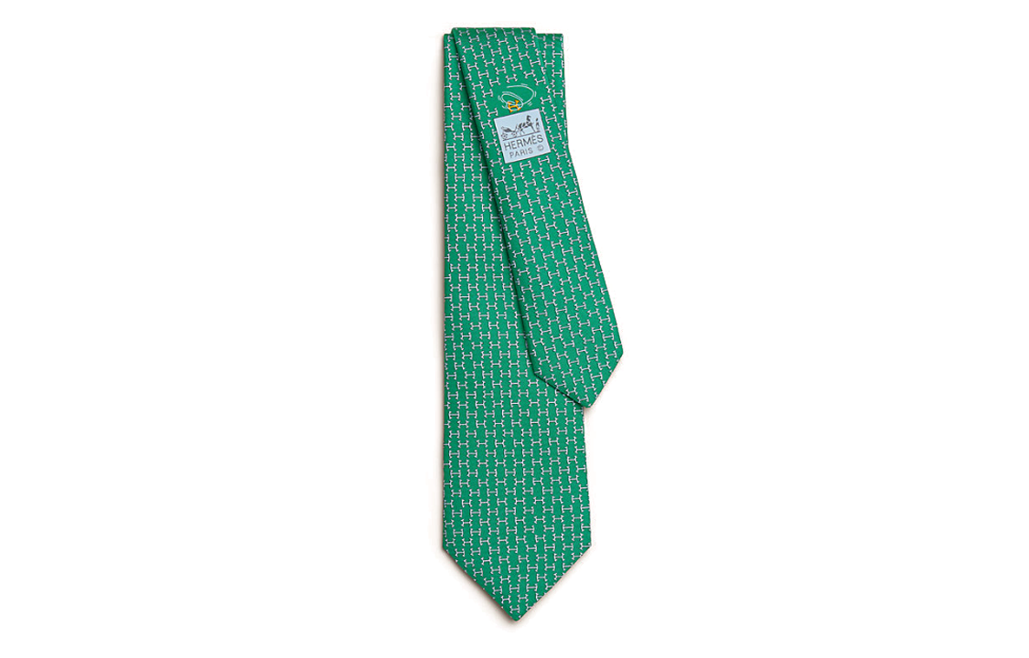 Order Corbata HERMÈS 7 Dancing H Verde. H006303Tv16