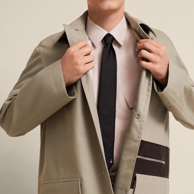 エルメス メンズ シルクネクタイ 7 Unie Pinces H ロックパターン デザイン H339343T 01 Lookbook エルメス メンズ シルクネクタイ 7 Unie Pinces H ロックパターン デザイン H339343T 01