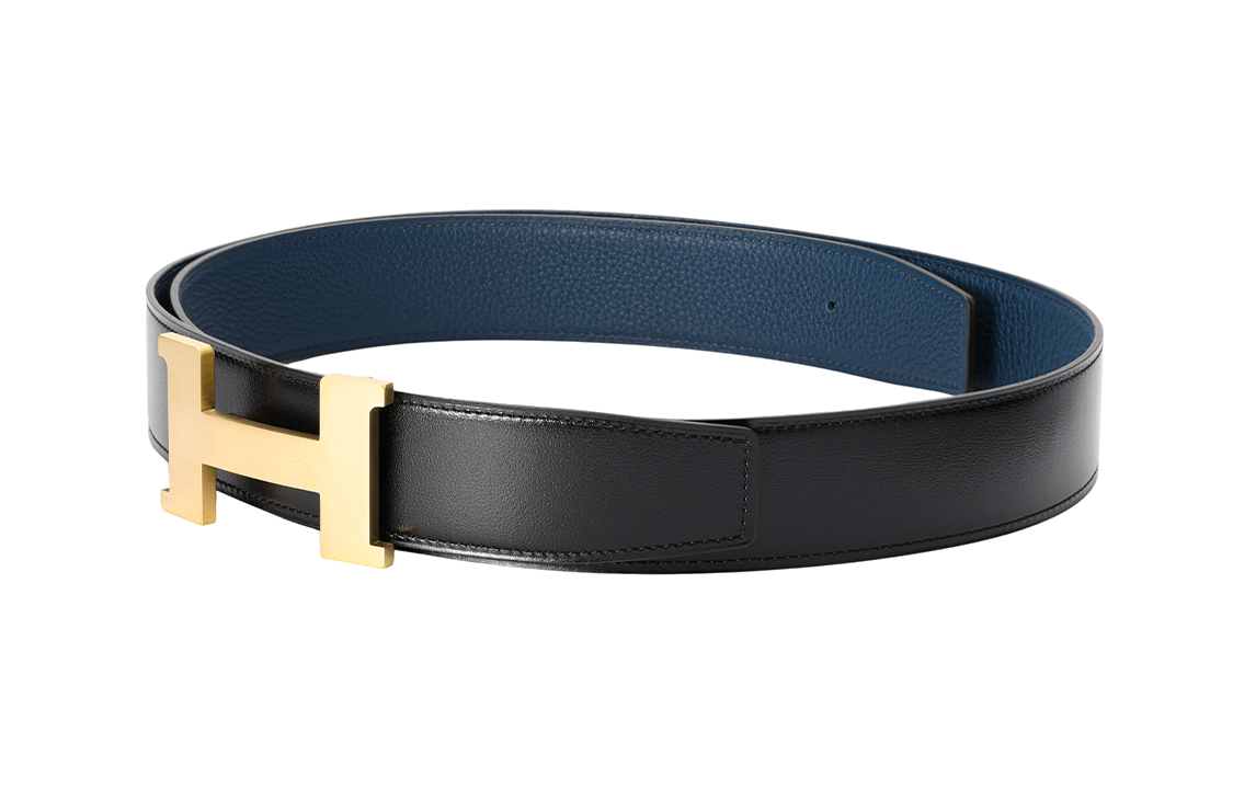 Purchase 에르메스 토고 리버서블 레더 벨트 블랙/블루 골드 버클 3.8cm H704562CUZ3 H077971CAAE