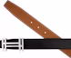 Shop 에르메스 토고 소가죽 양면 벨트 실버 버클 블랙/골드 3.2cm H066050CK05-H073967CAAA
