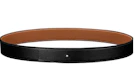 Buy HERMES Togo Calfskin Reversible Belt for Men Black/Brown 3.2cm Wide. H073967CAAA