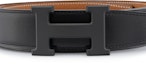 Lookbook 爱马仕 Togo 皮革可双面腰带 黑色/金色 3.2cm H080029CY89-H073967CAAA