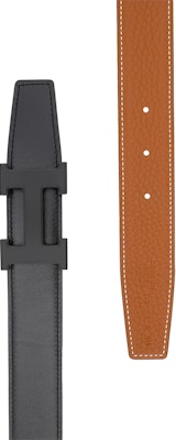 爱马仕 Togo 皮革可双面腰带 黑色/金色 3.2cm H080029CY89-H073967CAAA Shop 爱马仕 Togo 皮革可双面腰带 黑色/金色 3.2cm H080029CY89-H073967CAAA