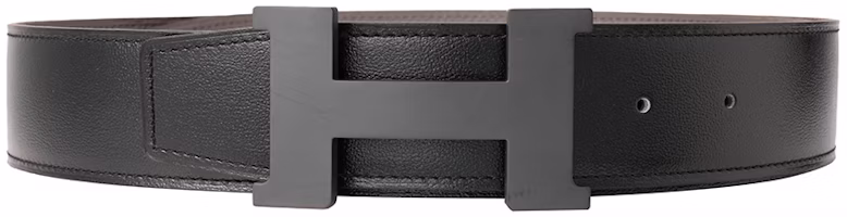 HERMES Togo Leather Reversible Belt Black/Grey 3.8cm for Men. H081106CH89-H077971CAAG HERMES Togo Leather Reversible Belt Black/Grey 3.8cm for Men. H081106CH89-H077971CAAG