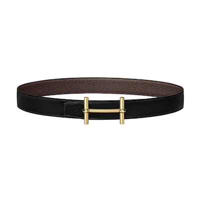 HERMES Togo Reversible Leather Belt Calfskin 3.2cm Wide. H077931CP2K-H073967CAAB075
