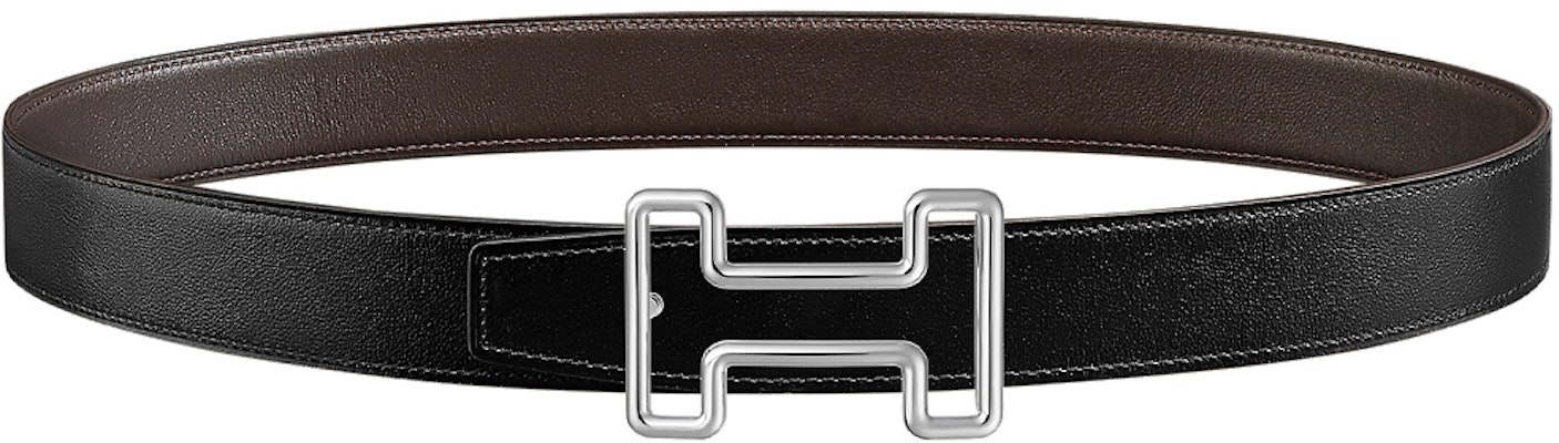 エルメス トゥナイト リバーシブル カーフスキン レザーベルト 3.2CM 黒/茶 パラジウムバックル H077934CK05-H081777CAAA075 Order エルメス トゥナイト リバーシブル カーフスキン レザーベルト 3.2CM 黒/茶 パラジウムバックル H077934CK05-H081777CAAA075