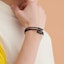 Lookbook Gelang Kulit Lelaki HERMES Tournis Tressé Hitam. H077300FI89