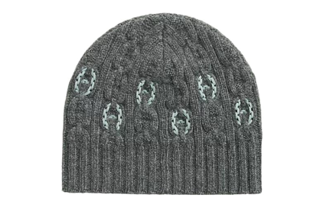 Order HERMES Tri Maillon Tresse Knit Hat Men’s Grey H232073N