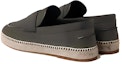 Shop HERMES Slip-On Kulit Hujung Bulat 'Deep Green Fisherman' H211874Z-H4N