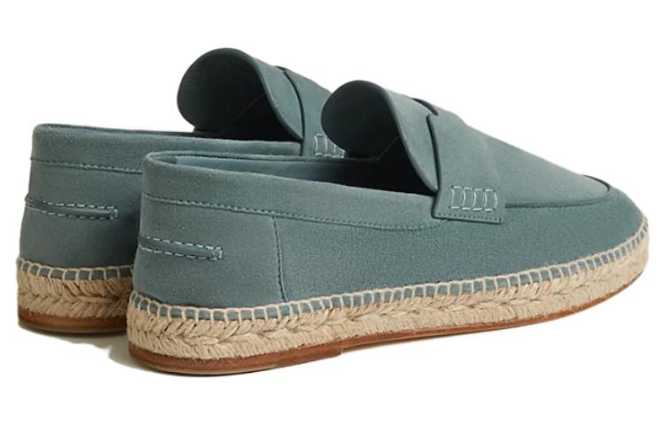 Lookbook エルメス トリップ スリッポン "グリーンフィッシャーマン" H211874Z-HGT