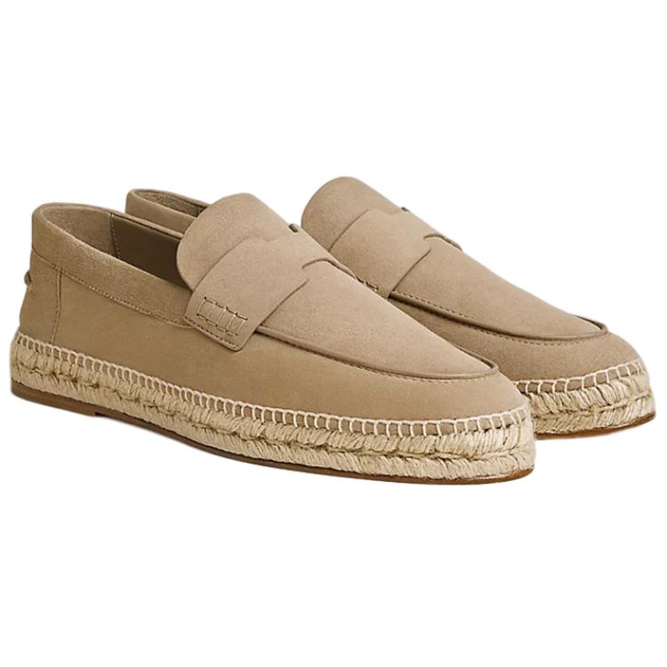 Order 에르메스 트립 스웨이드 슬립온 "베이지" (or "피셔맨 베이지" if Fisherman is crucial) H231003Z-H1J