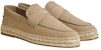 HERMES Trip Suede Kasut Espadrille 'Fisherman Beige' H231003Z-H1J