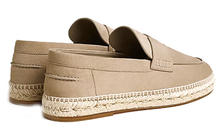 Shop 에르메스 트립 스웨이드 슬립온 "베이지" (or "피셔맨 베이지" if Fisherman is crucial) H231003Z-H1J