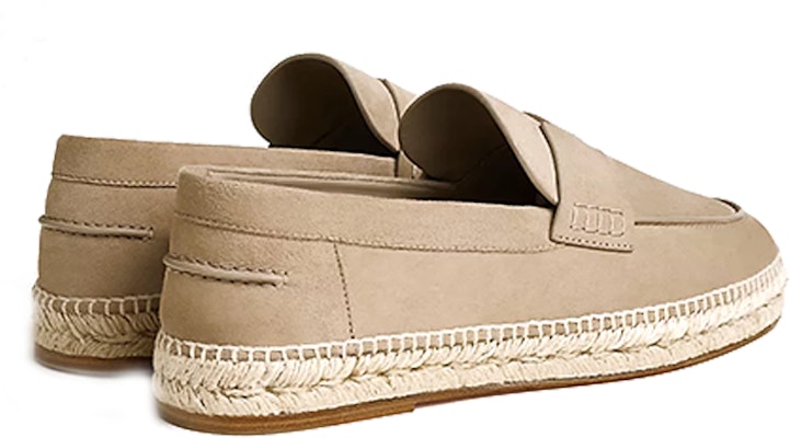 HERMES Trip Suede Round Toe Slip-On 'Fisherman Beige' H231003Z-H1J Shop HERMES Trip Suede Round Toe Slip-On 'Fisherman Beige' H231003Z-H1J