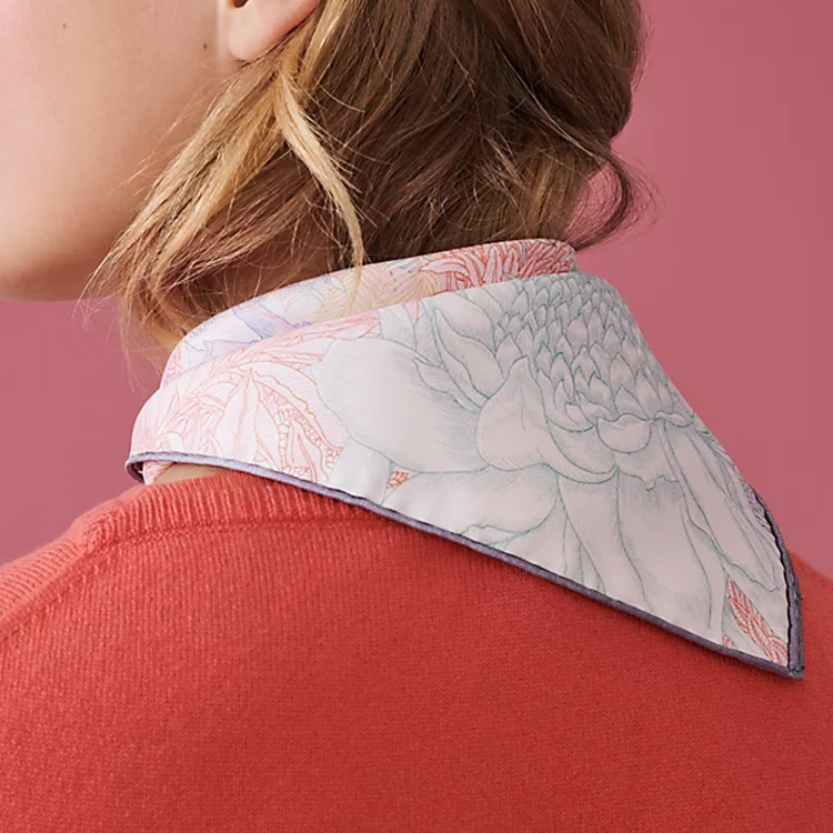 HERMES Tropical Suburbs Silk Scarf Unisex Couple Style Multicolor H893991S-07 圖 3