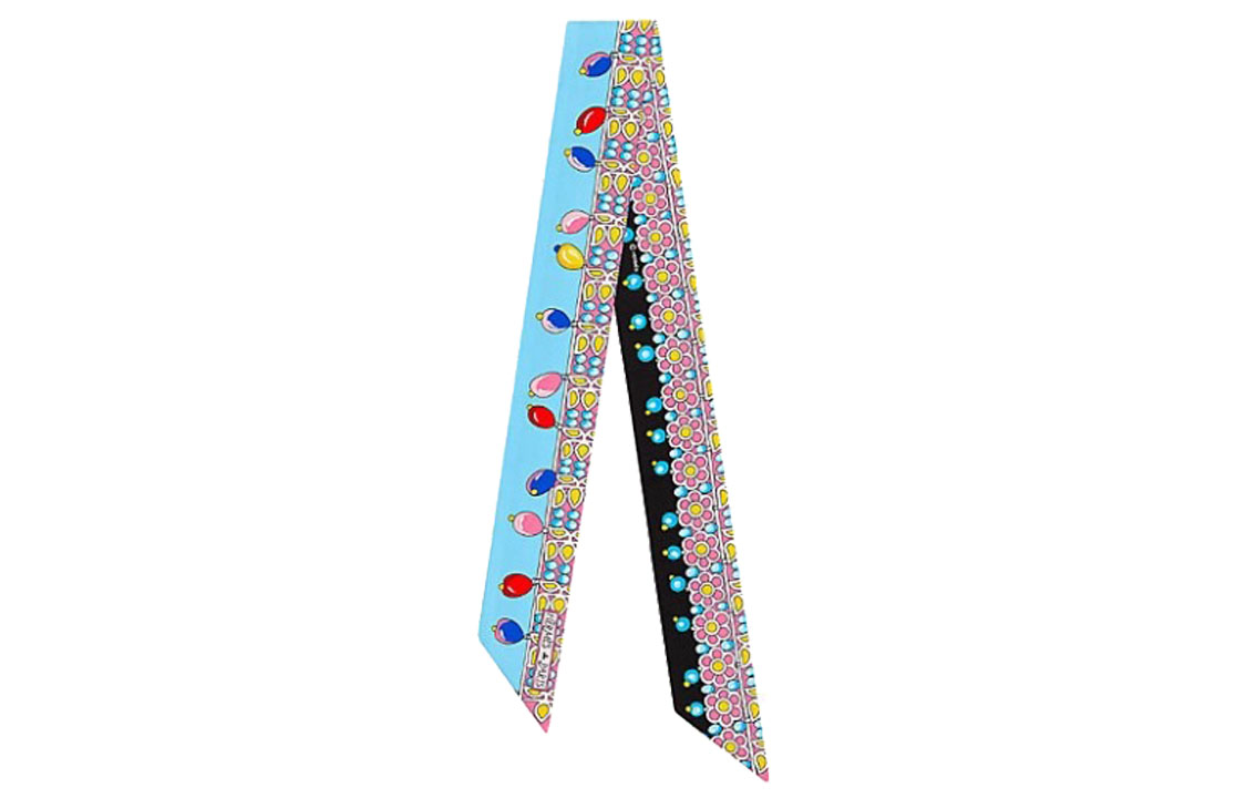 Order HERMES Pañuelo Twilly Azul - Diseño Joyería Gran Duque. H063254S-03