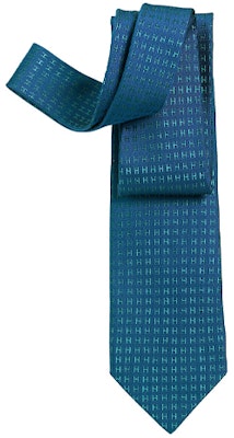 エルメス ツートーン H ジャカード ネクタイ ブルー 8cm H038188T-41 Buy エルメス ツートーン H ジャカード ネクタイ ブルー 8cm H038188T-41