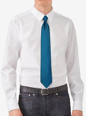 エルメス ツートーン H ジャカード ネクタイ ブルー 8cm H038188T-41 Lookbook エルメス ツートーン H ジャカード ネクタイ ブルー 8cm H038188T-41