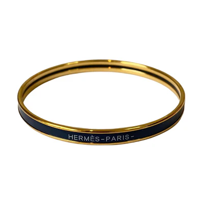 HERMES Uni Gradient Letter Print Bracelet Unisex Couple Style - Blue. H240002FD465
