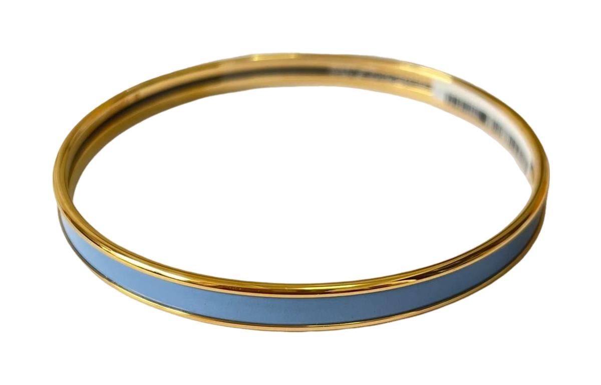 Lookbook HERMES Pulsera Unisex Estilo Pareja Azul con Letras y Degradado. H240002FD465