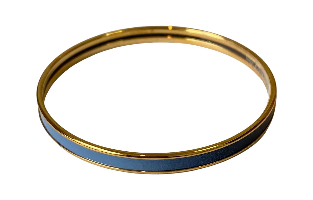 Shop HERMES Pulsera Unisex Estilo Pareja Azul con Letras y Degradado. H240002FD465