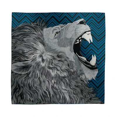 HERMES Unisex Gray Scarf - Goat Cashmere & Silk Blend H103957T 05