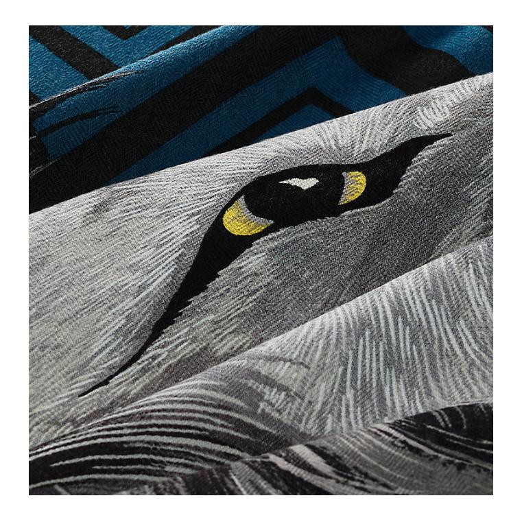 HERMES Unisex Gray Scarf - Goat Cashmere & Silk Blend H103957T 05 圖 3