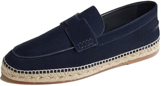 HERMES Velvet Slip-On Ujung Bulat 'Ocean' H211874Z-HI3 Buy HERMES Velvet Slip-On Ujung Bulat 'Ocean' H211874Z-HI3