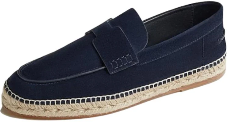 HERMES Slip-On in Velluto Punta Tonda ''Ocean'' H211874Z-HI3 Buy HERMES Slip-On in Velluto Punta Tonda ''Ocean'' H211874Z-HI3
