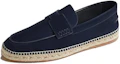 Buy HERMES Slip-On in Velluto Punta Tonda ''Ocean'' H211874Z-HI3
