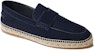HERMES Velvet Sarung Kaki Bulat Slip-On 'Ocean' H211874Z-HI3