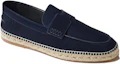 Order HERMES Slip-On in Velluto Punta Tonda ''Ocean'' H211874Z-HI3