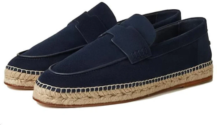 HERMES Slip-On in Velluto Punta Tonda ''Ocean'' H211874Z-HI3 Lookbook HERMES Slip-On in Velluto Punta Tonda ''Ocean'' H211874Z-HI3