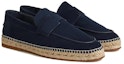 Shop HERMES Velvet Sarung Kaki Bulat Slip-On 'Ocean' H211874Z-HI3