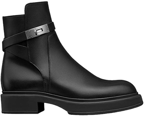 HERMES Veo Ankle Boot 'Black Calfskin' H192560Z-H02 Order HERMES Veo Ankle Boot 'Black Calfskin' H192560Z-H02